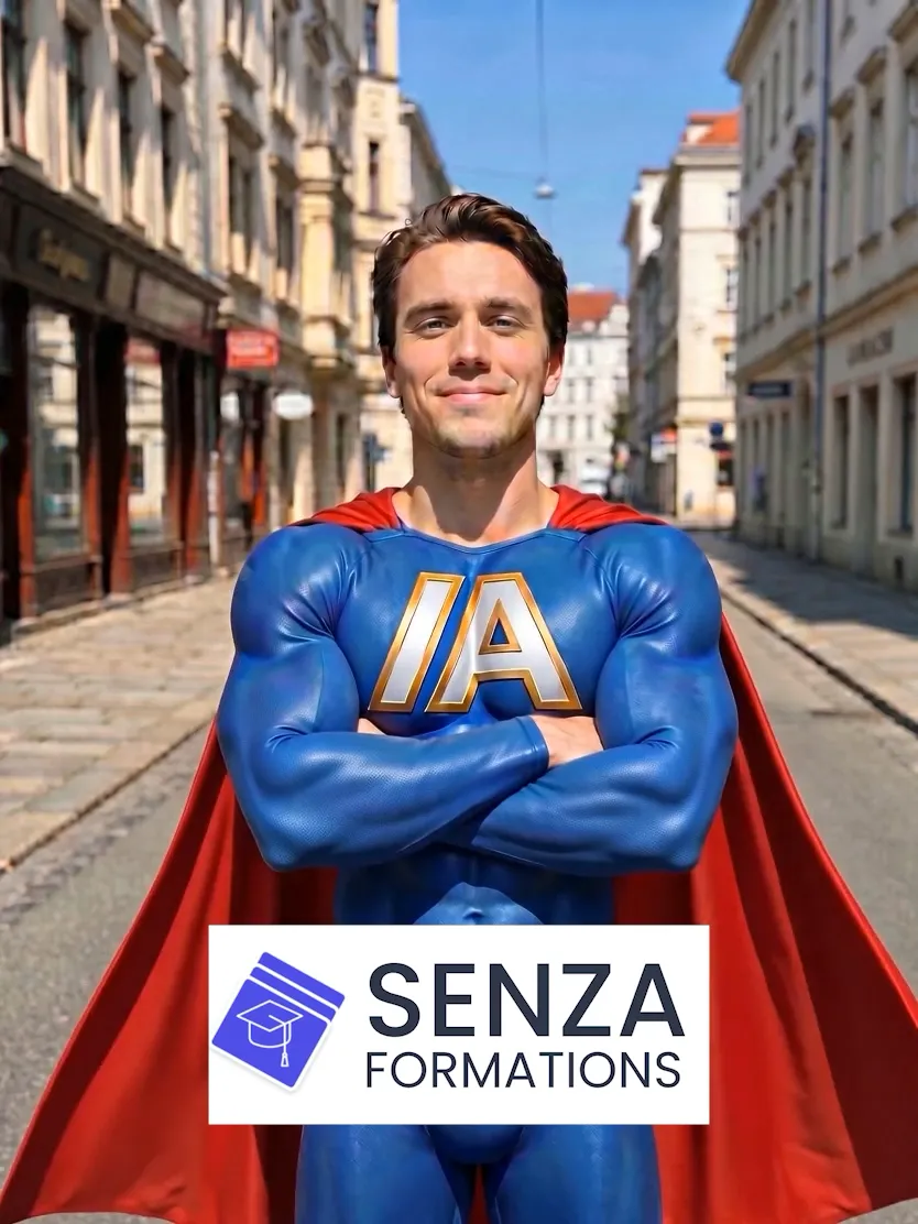 Publicité pour une formation en IA générative